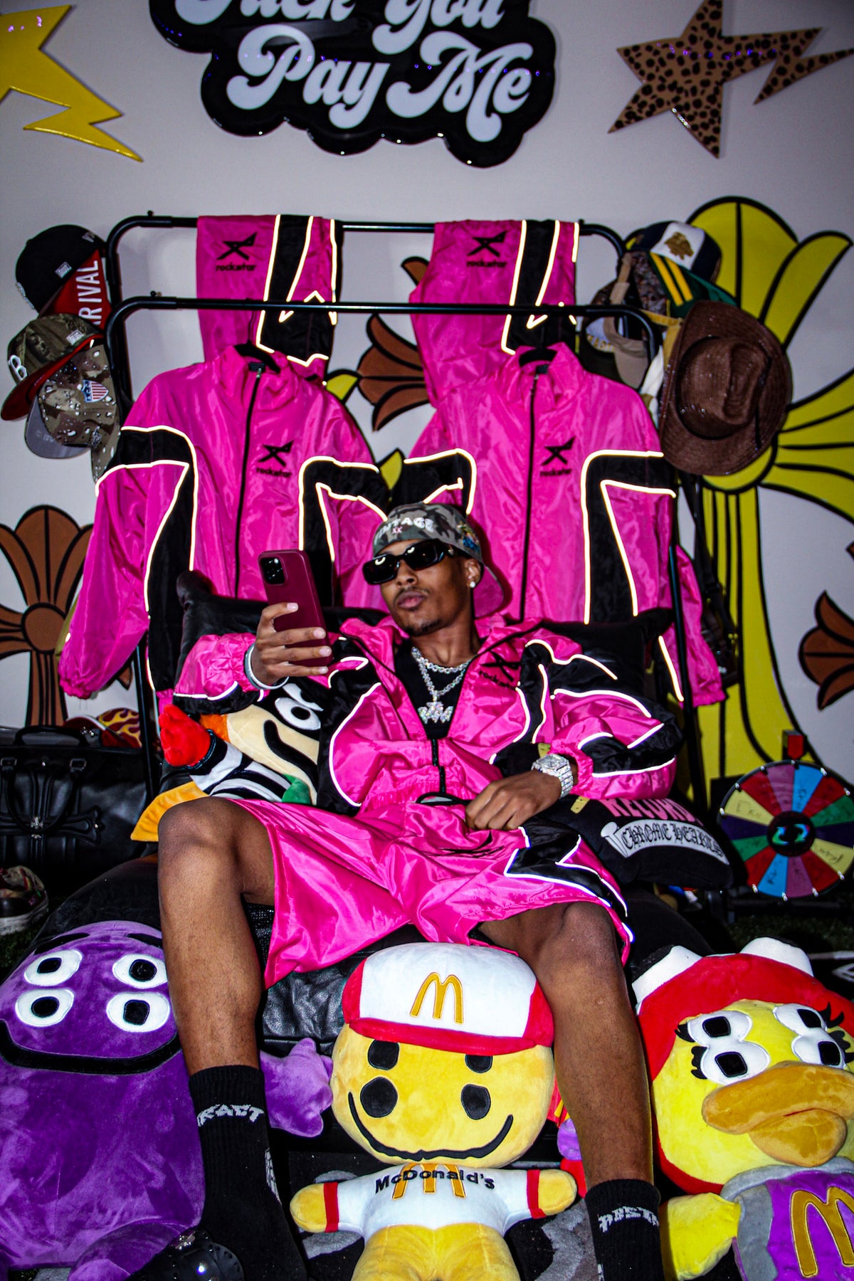 TRACK RUNNER SUIT (PINK)
