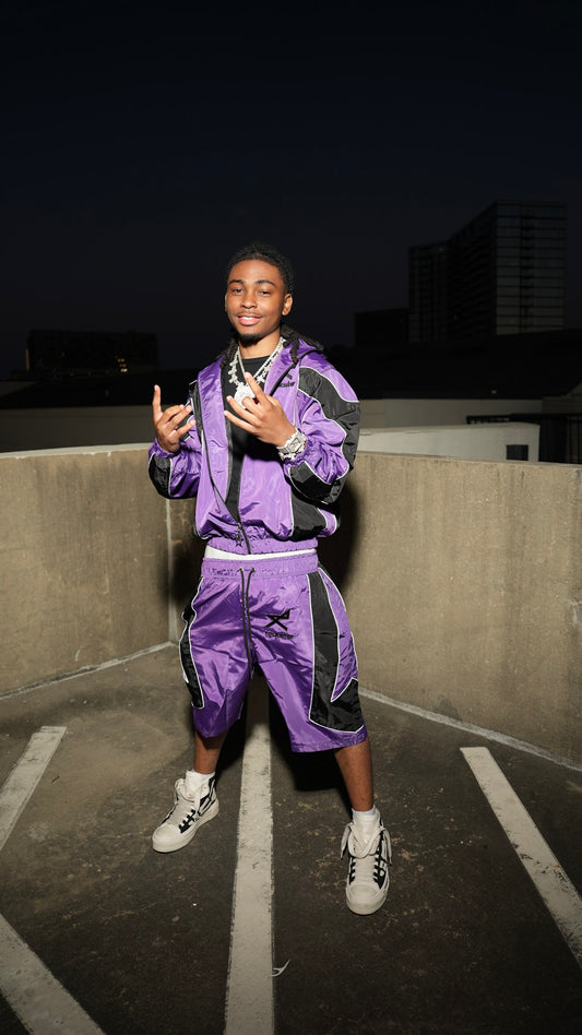 TRACK RUNNER SUIT (PURPLE)